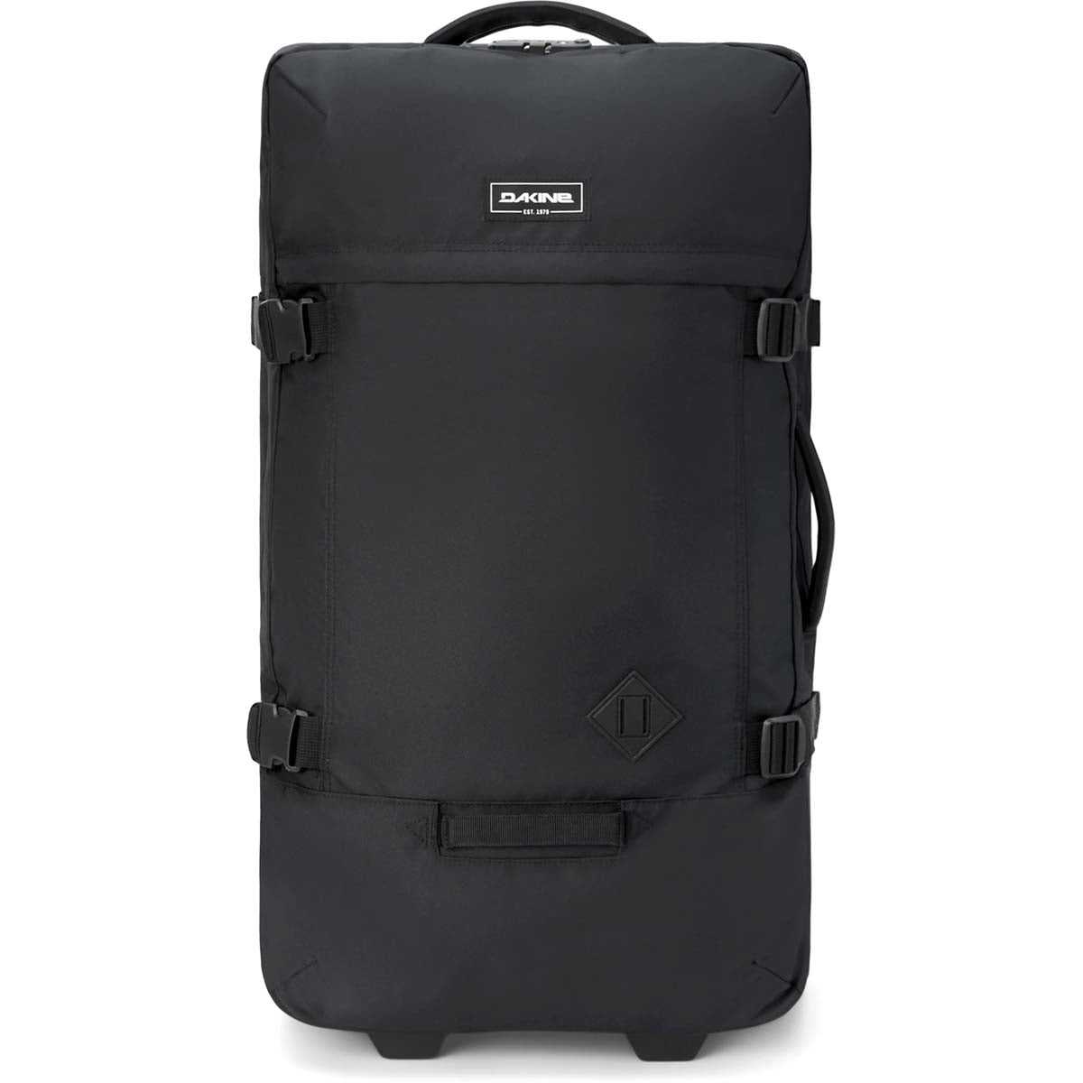 Dakine 365 Roller Bag LT 100L Black - Large Travel Luggage with Wheels for Airplane, Business Trip & Vacation - Durable Spinner Suitcase for Men & Women