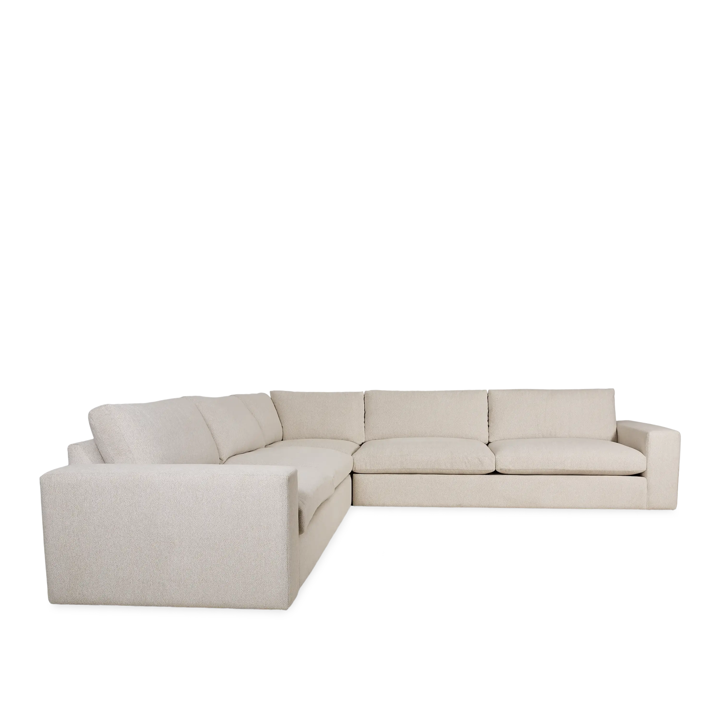 Santa Monica Corner Sectional Sofa - Modern L-Shaped Couch for Living Room, Family Room & Lounge | Comfortable & Stylish Home Furniture