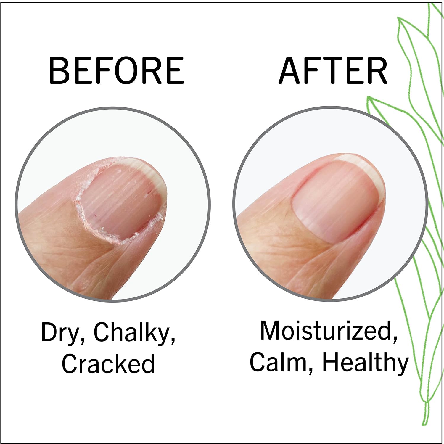 Organic Cuticle Oil for Nails - Nail Strengthener & Growth Treatment with Pomegranate & Argan Oil - Moisturizing Cuticle Care - Sunday Scent - 3ml - Perfect for Manicures, Nail Salons & At-Home Nail Care