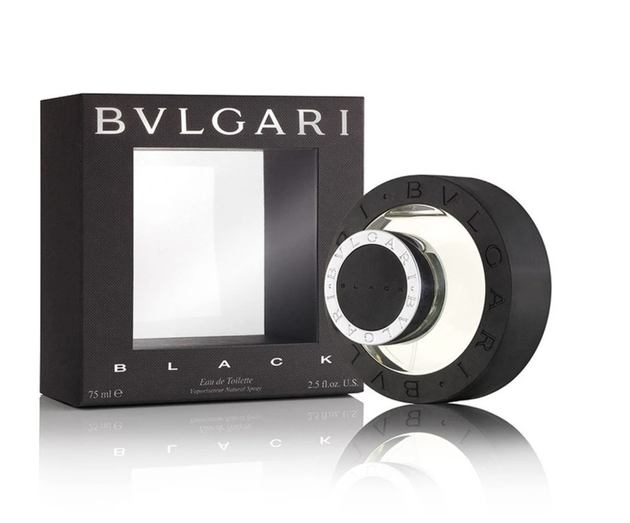 Bulgari Black 2.5 oz Eau de Toilette Spray for Men & Women | Unisex Fragrance with Oriental Spicy Notes | Perfect for Date Night & Evening Events