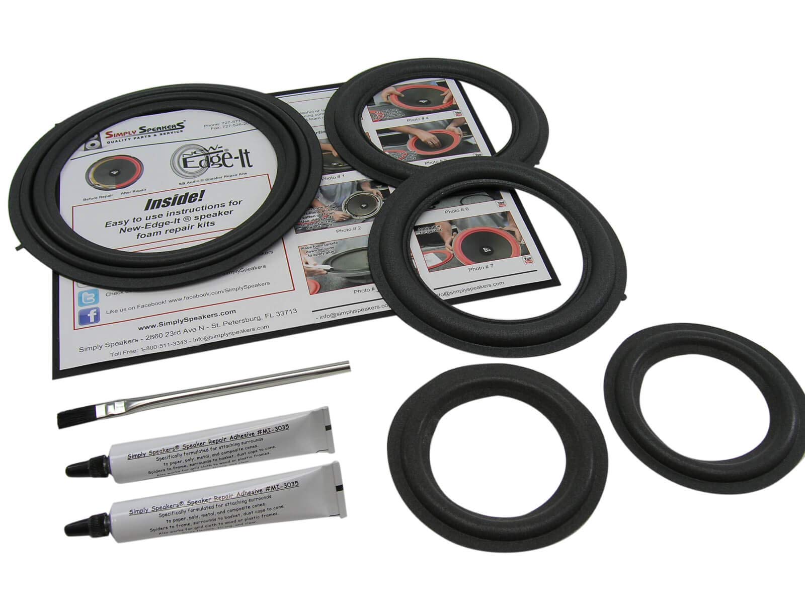 Simply Speakers Repair Kit for 2001-2004 Lexus LS430 Levinson Woofers | Complete System FSK-LS430 | Car Audio Enhancement & Restoration