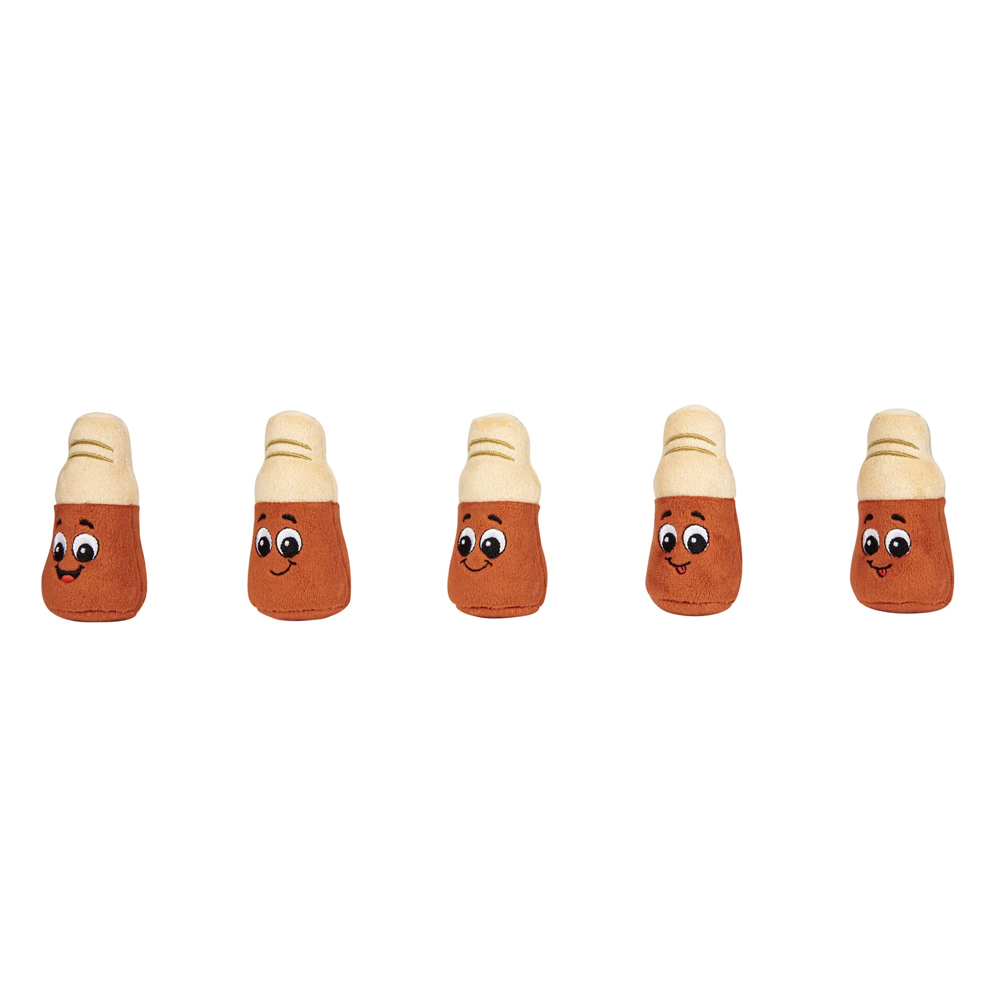 Haribo Happy Cola 5-Pack Mini Plush Toys - Soft Stuffed Collectibles for Kids, Gift Ideas & Party Favors - Perfect for Birthday Gifts, Carnival Prizes & Home Decor