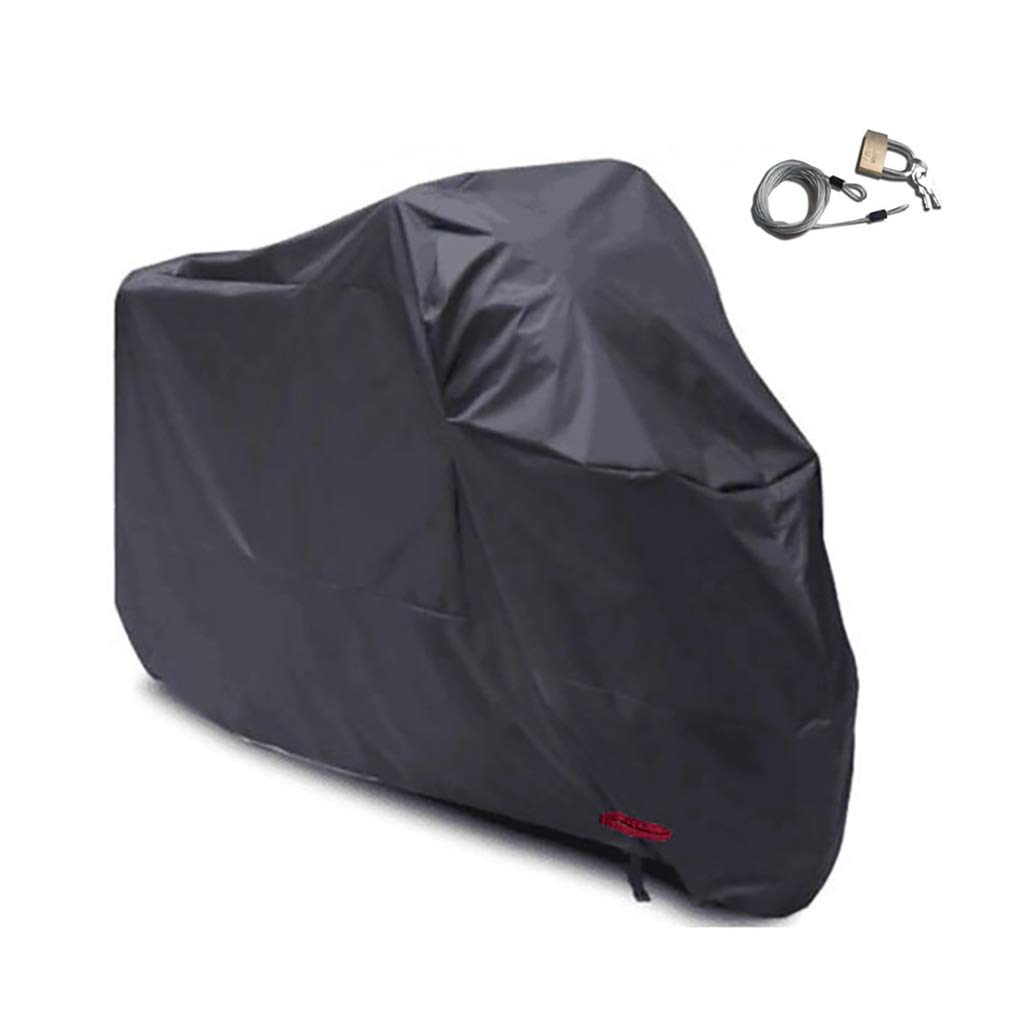 Waterproof 210D Oxford Motorcycle Cover with PU Coating - Compatible with BMW F 650 GS, Universal Fit for Indoor/Outdoor Use, Anti-Theft Bike Protection - Ideal for Garage Storage, Travel & Weather Protection
