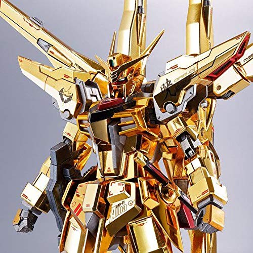 Bandai Metal Robot Spirits Side MS Akatsuki Gundam Shiranui Unit Action Figure - Tamashii Nations Collectible Model Kit for Gundam Fans | Perfect for Display, Anime Collections & Gift Giving