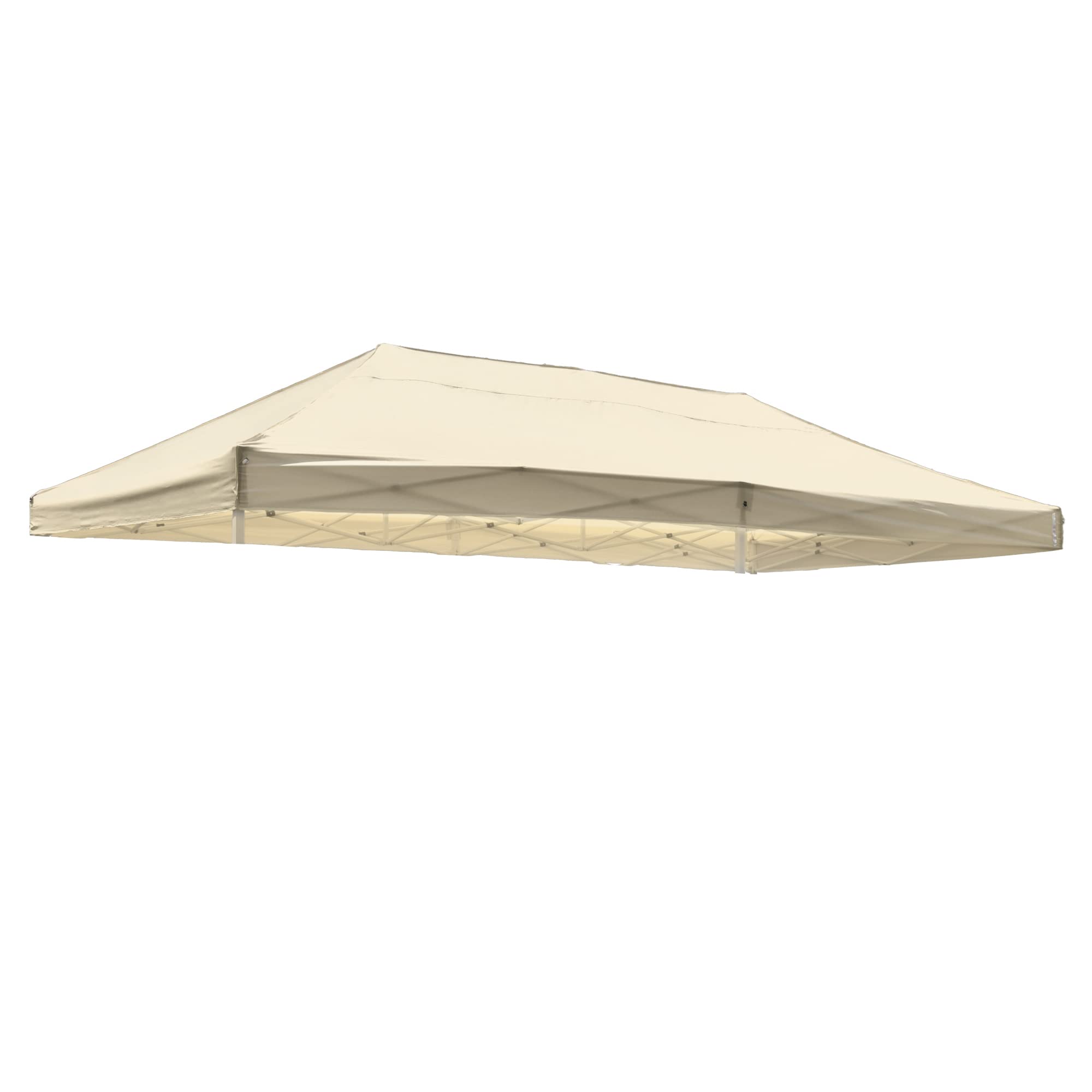Instahibit 10x20Ft Replacement Pop Up Canopy Top - Waterproof Sunshade Cover for Outdoor Patio, Backyard, Camping & Beach Events - UV Protection & Durable Fabric