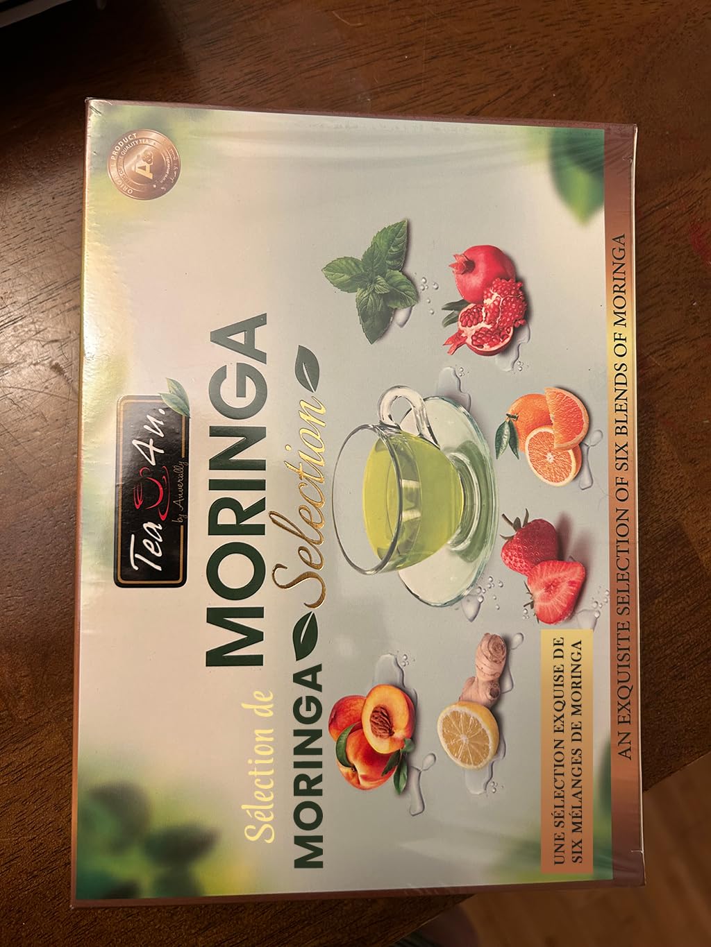Organic Moringa Oleifera Energy Tea Bags - 25 Count, Natural Flavorful Blended Herbal Tea with Freshness & Distinct Taste | Boost Energy, Focus & Wellness | Perfect for Morning, Afternoon & Office Use