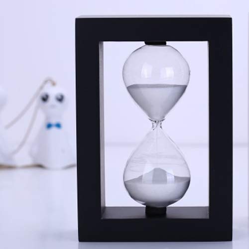 60 Minute Rectangle Hourglass Sand Timer - Decorative & Functional Sand Clock for Yoga, Meditation, Study & Office Productivity