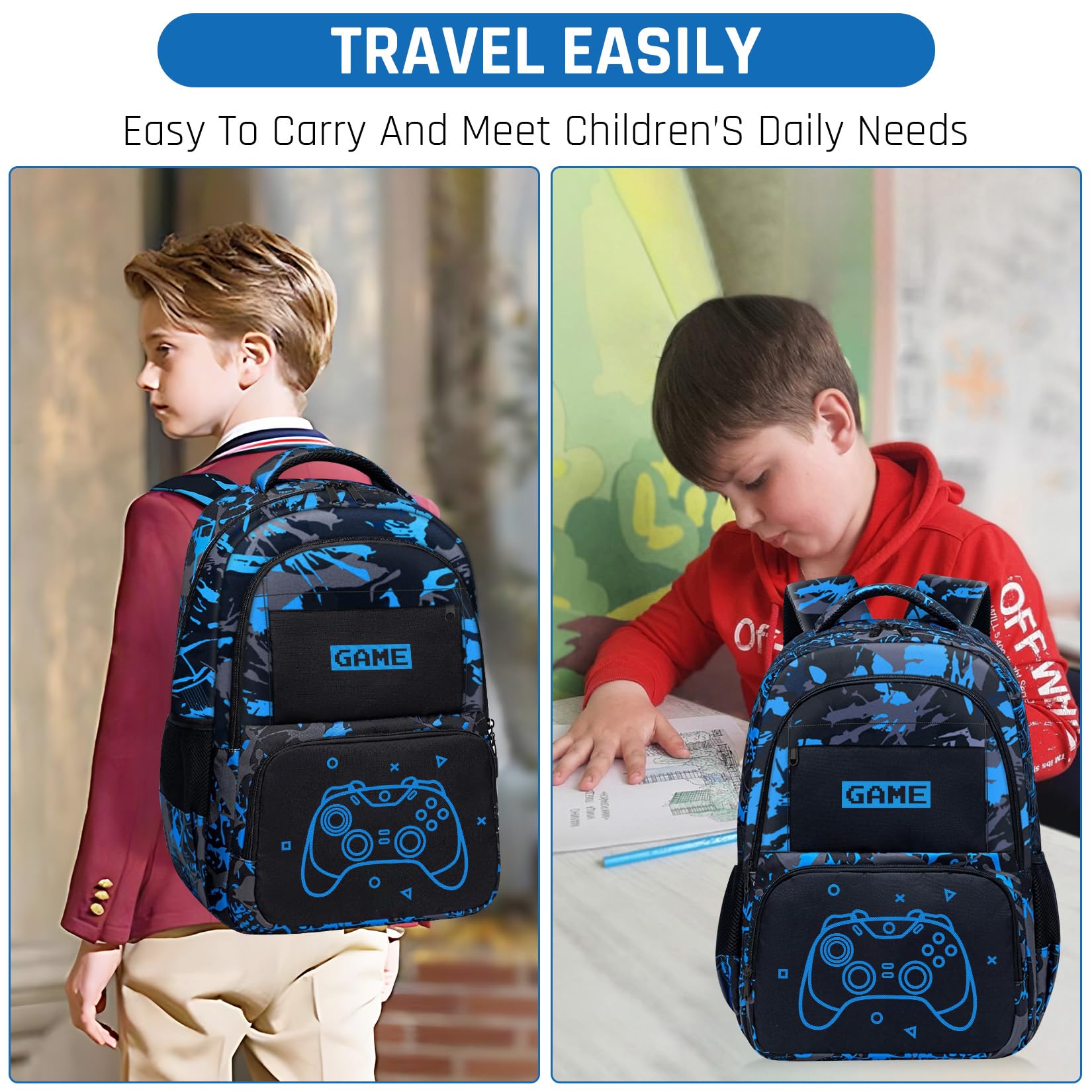 Glow in The Dark Backpack for Boys & Girls - 17