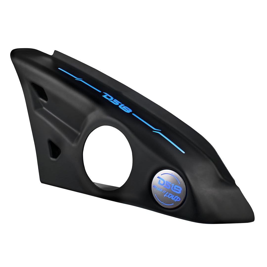 DS18 SLG-AR6V2 Polaris Slingshot Arm Rest Enclosure with Digital LED Lights (2015+ Models) - Fits 2X 6.5