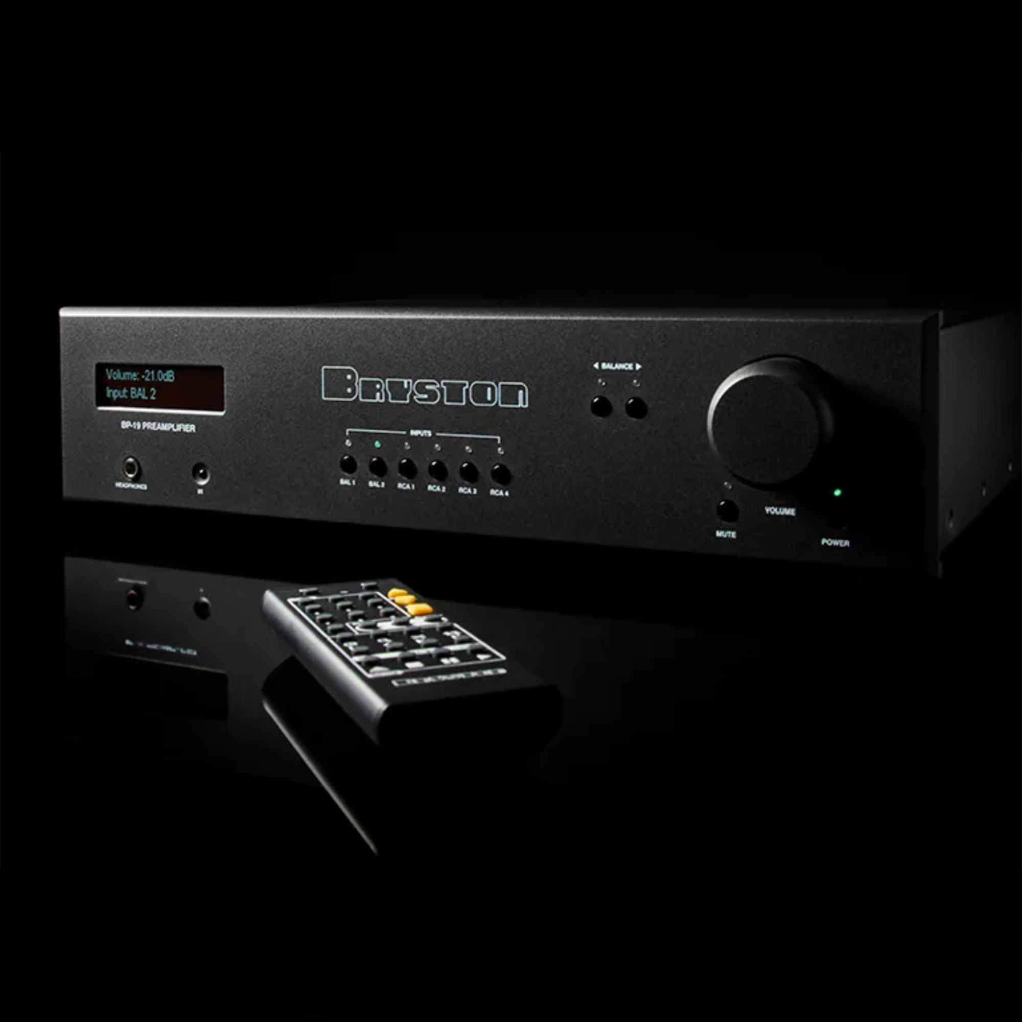 Bryston BP19 High-End Stereo Preamplifier - Audiophile Grade Preamp for Home Theater & Music Systems - Perfect for Vinyl, CD, and Streaming Audio Setups