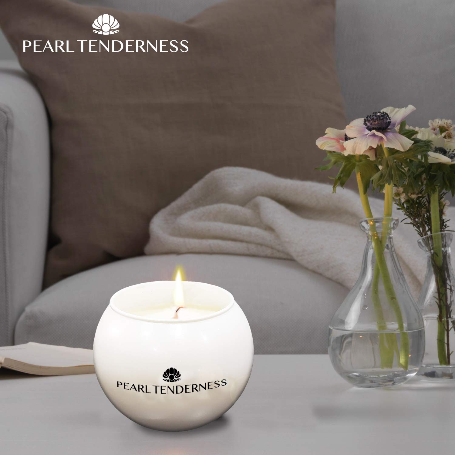 Pearl Soy Candles - English Pear Scent for Home & Aromatherapy