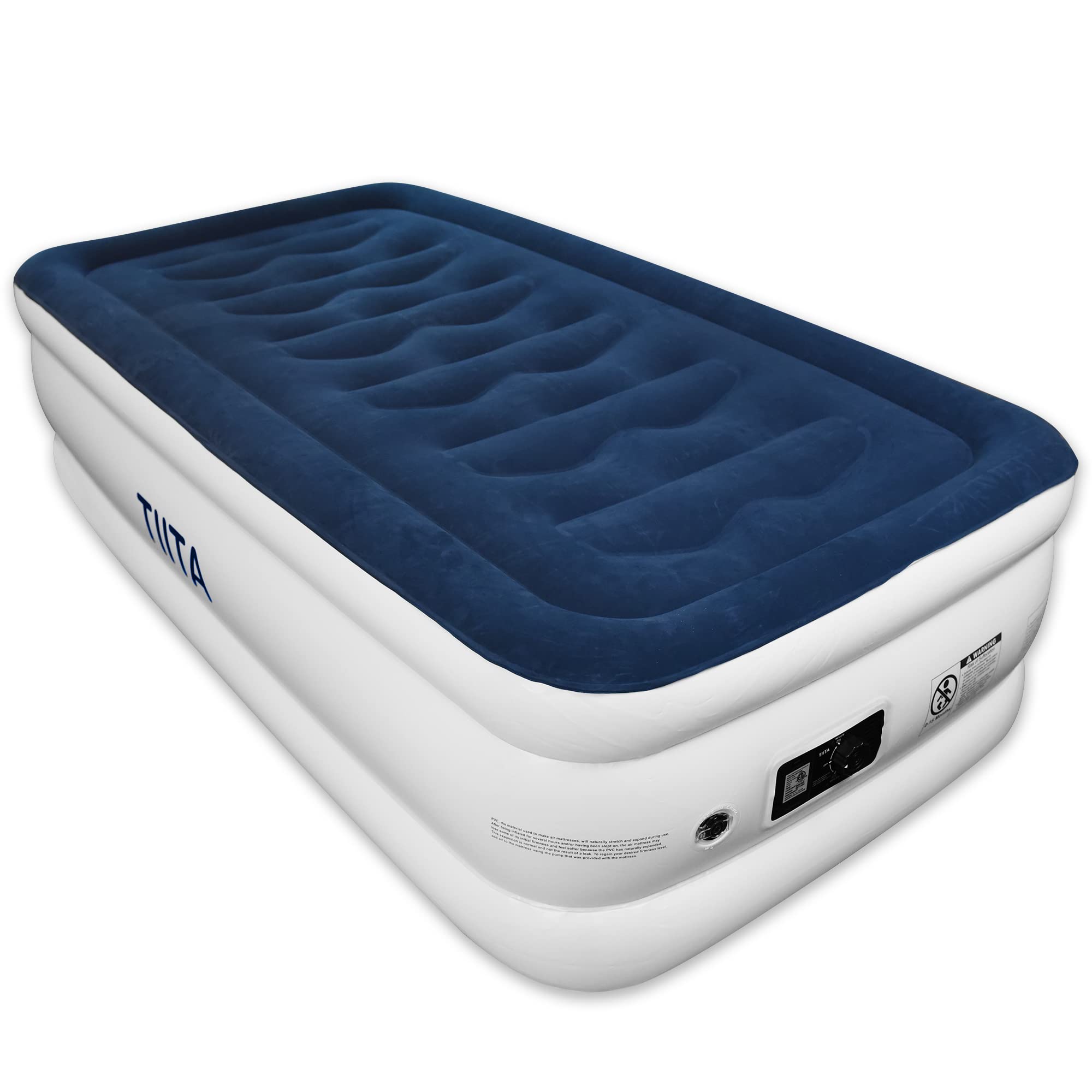**TIITA Twin Air Mattress with Built-in Pump - 20