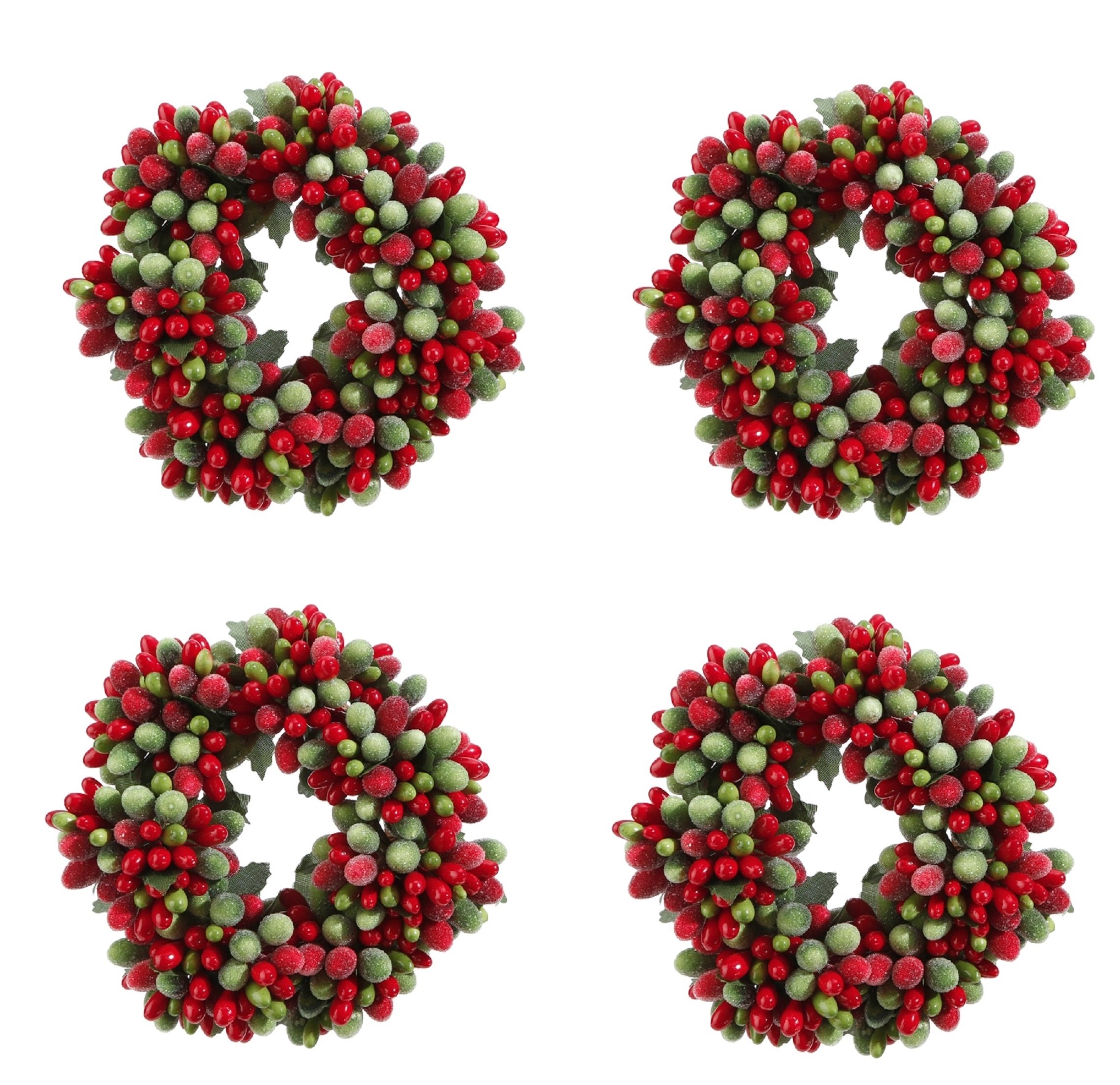 Christmas Mini Wreath Set - 5.75