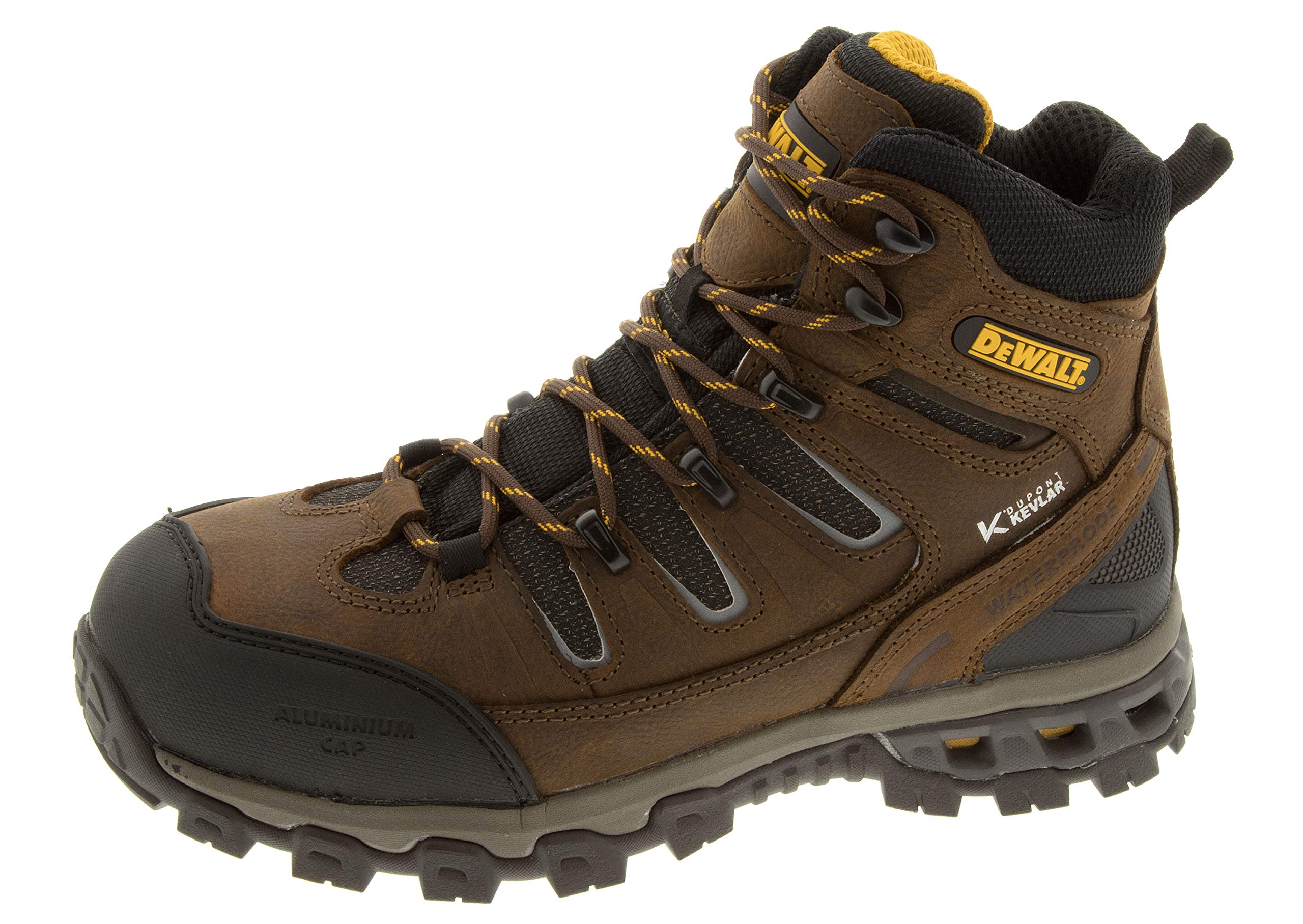 DEWALT Men's Argon AT Aluminum Safety Toe Waterproof Work Boots - Durable Steel Toe Construction for Construction, Industrial & Outdoor Work