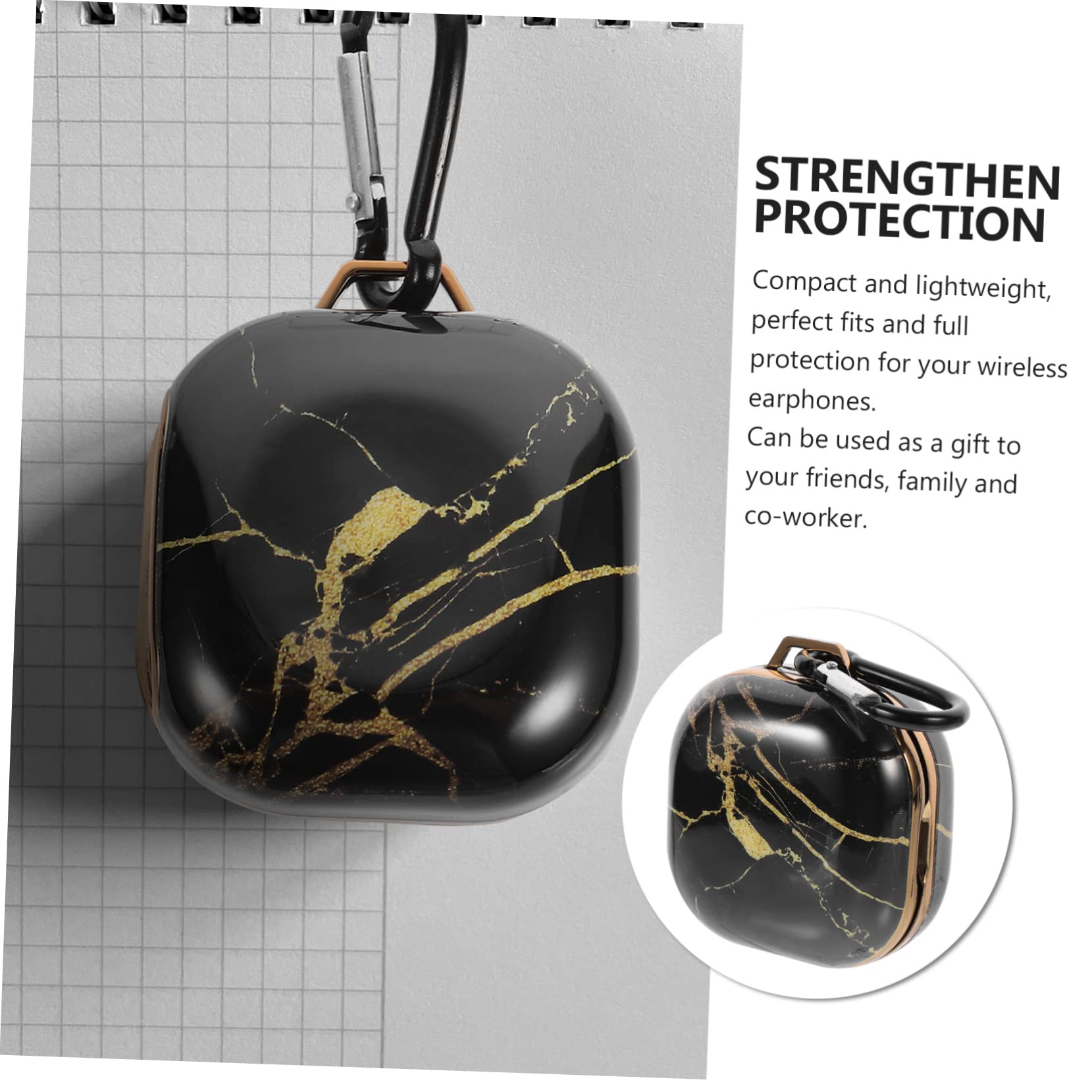 Homoyoyo Kids Headphone Case - Marble Design Earphone Protector Cover for Children's Headphones - Perfect for School, Travel & Playtime Protection