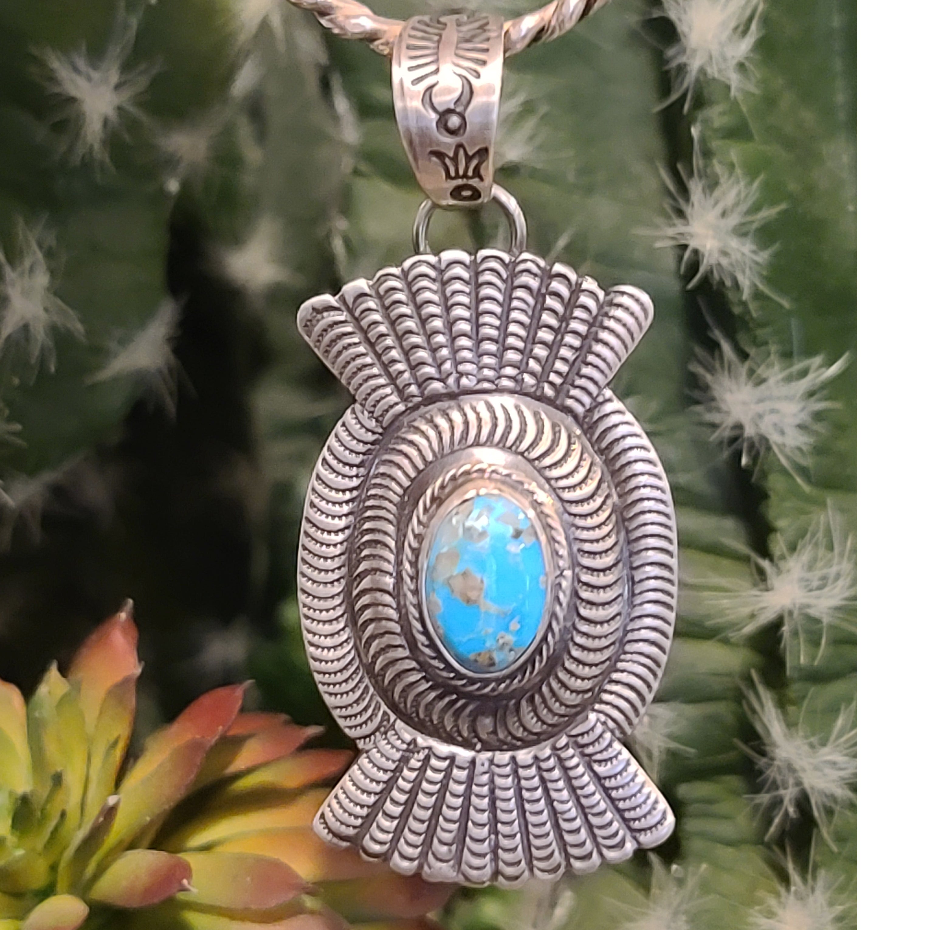 Al Zuni Global Jewelry Jason1 Stone Pendant Necklace - 16
