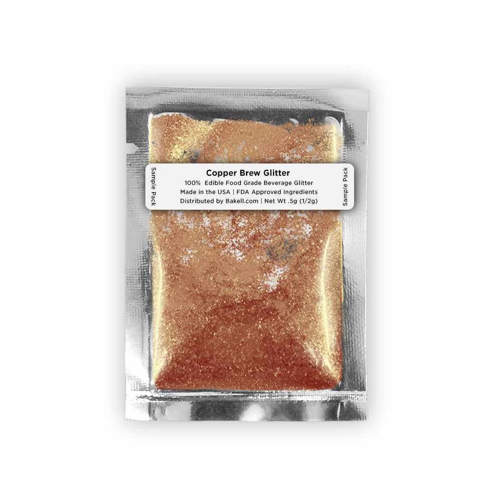 Brew Glitter® Individual Sample Packs (1/2 Gram) - Edible Glitter for Baking, Cake Decorating, and Cocktail Garnish - Perfect for DIY Desserts and Party Treats