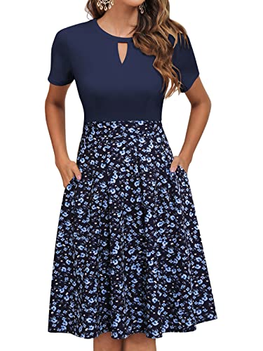 Yt018-navy W Flo
