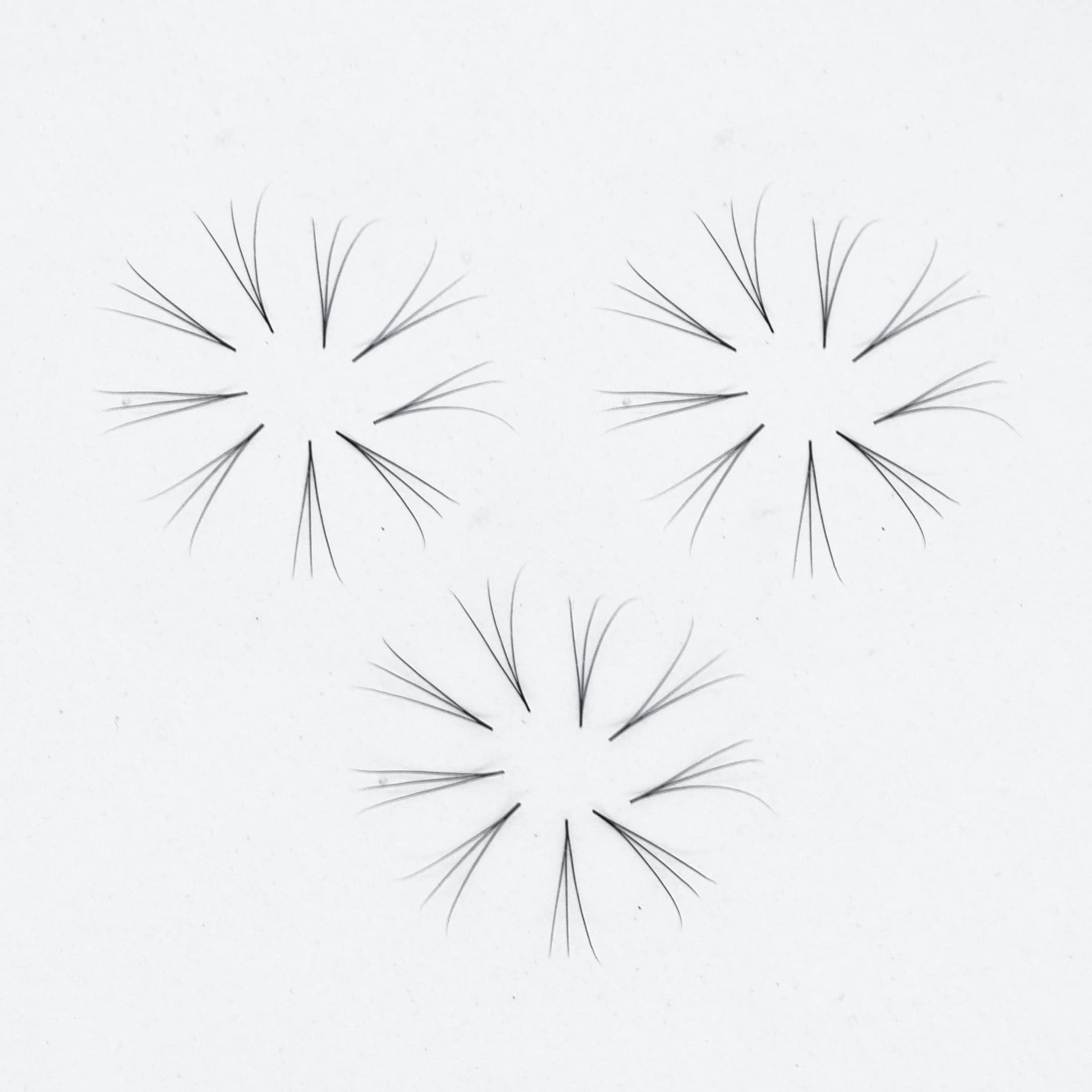 Premium 1000-Piece Handmade Eyelash Extension Fans Set - 3D/4D/5D/6D/7D/8D/10D Volume Lashes with 3D Curl (10mm) for Salon Professionals & DIY Lash Artists - Perfect for Bridal, Party & Special Occasion Makeup