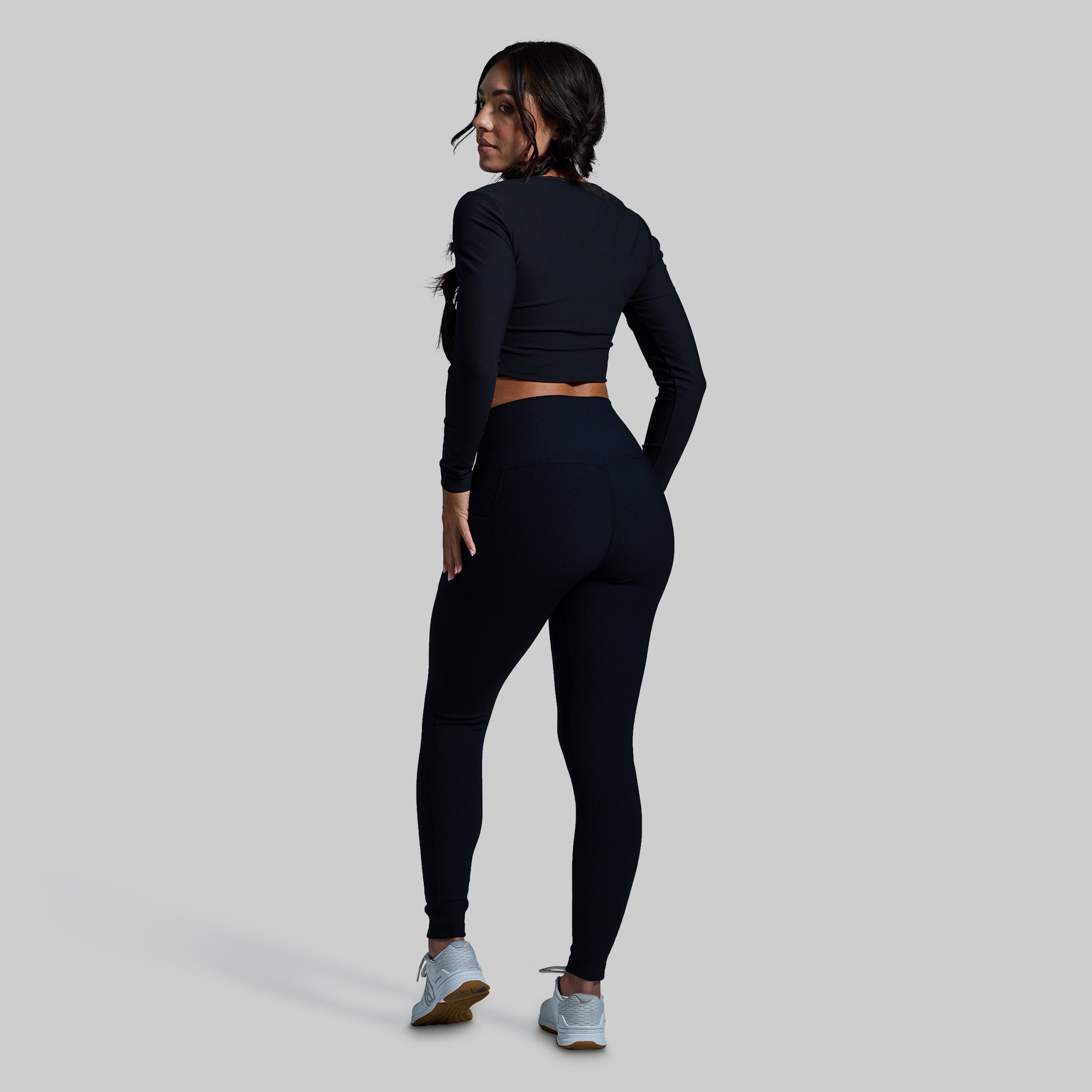 Limitless Long Sleeve T-Shirt for Men & Women - Soft Cotton Comfort Fit Black Top for Casual Wear, Workout & Layering