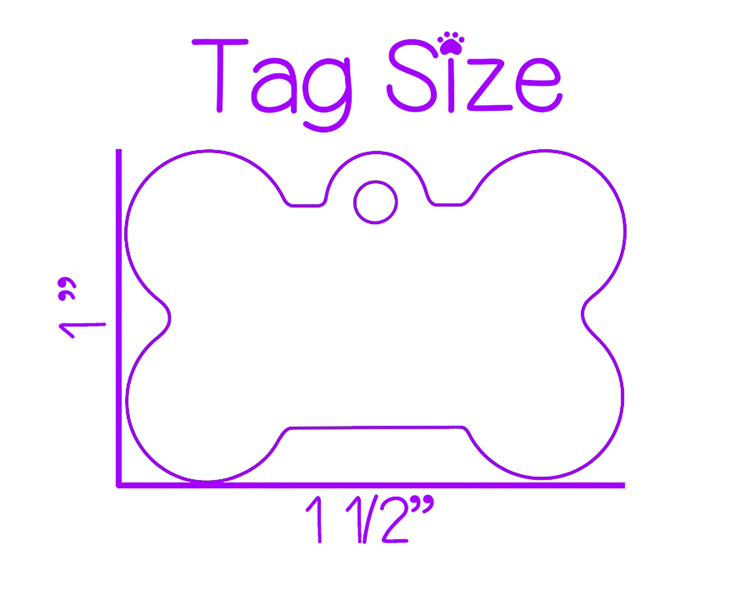 Jessie Double Sided Pet ID Tag - Personalized Dog Tag for Pets