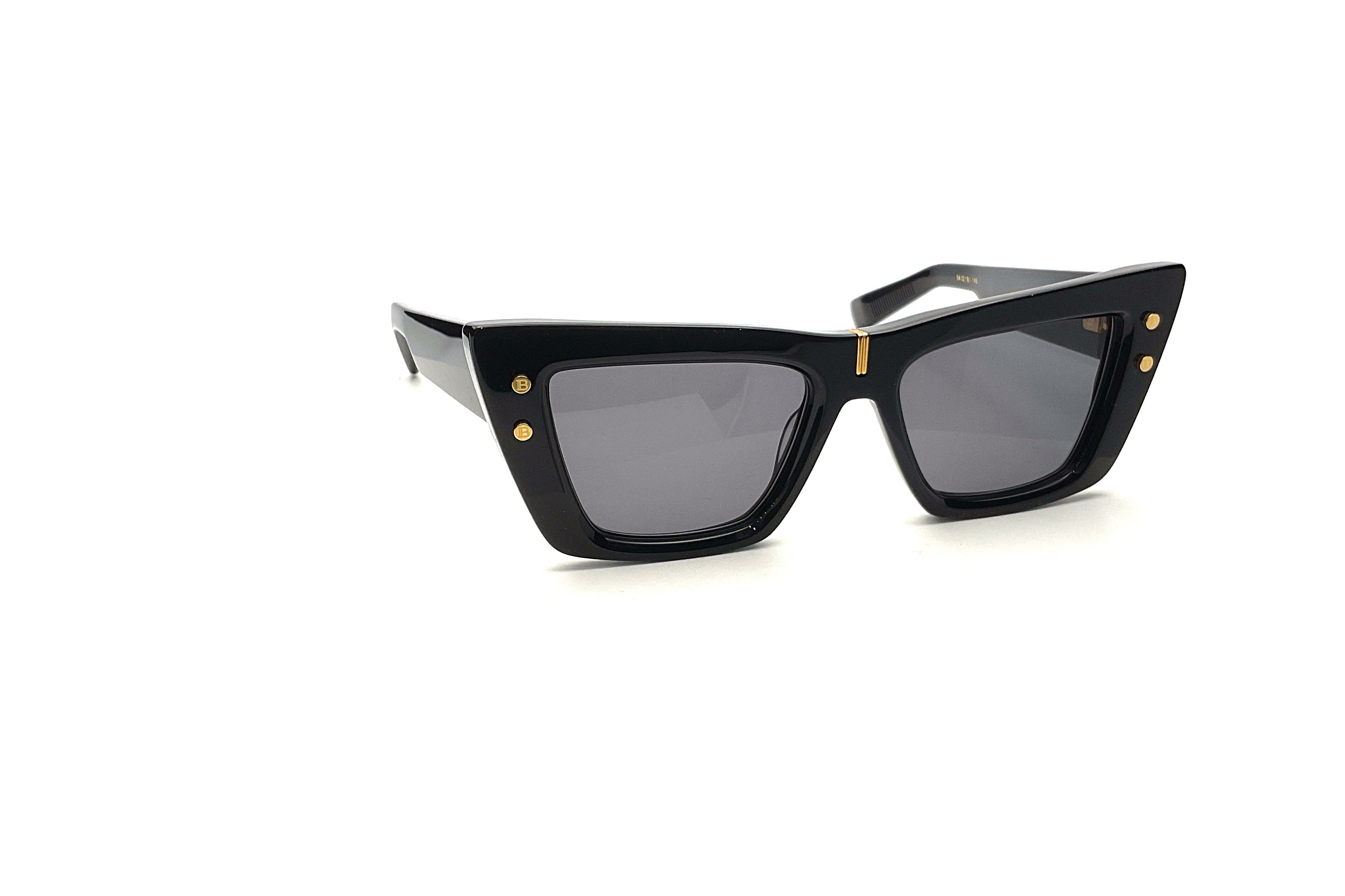 Balmain B Eye Sunglasses - Black Aviator Style for Men & Women - Perfect for Outdoor Activities, Travel, and Fashion
