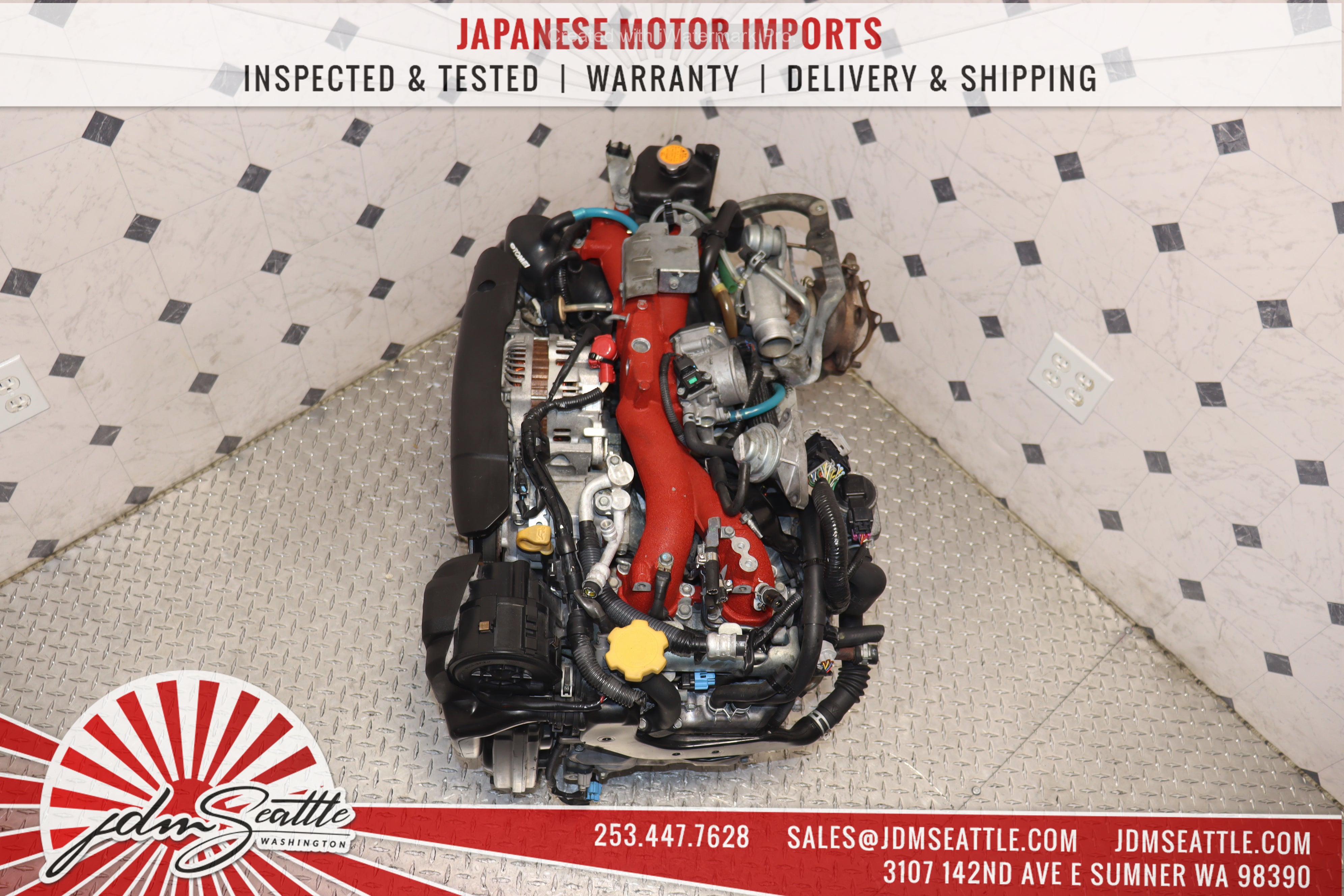 JDM EJ257 2.5L Turbo AVCS EJ25 V10 Engine for 2008-2021 Subaru WRX STI - High Performance Replacement Engine - Perfect for Racing, Tuning & Engine Swap Projects