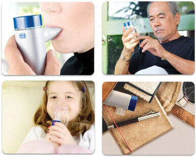 MedPro™ SONAIR Mesh Portable Nebulizer for Adults & Kids - Compact, Quiet Asthma & COPD Relief - Perfect for Travel, Home & Emergency Use