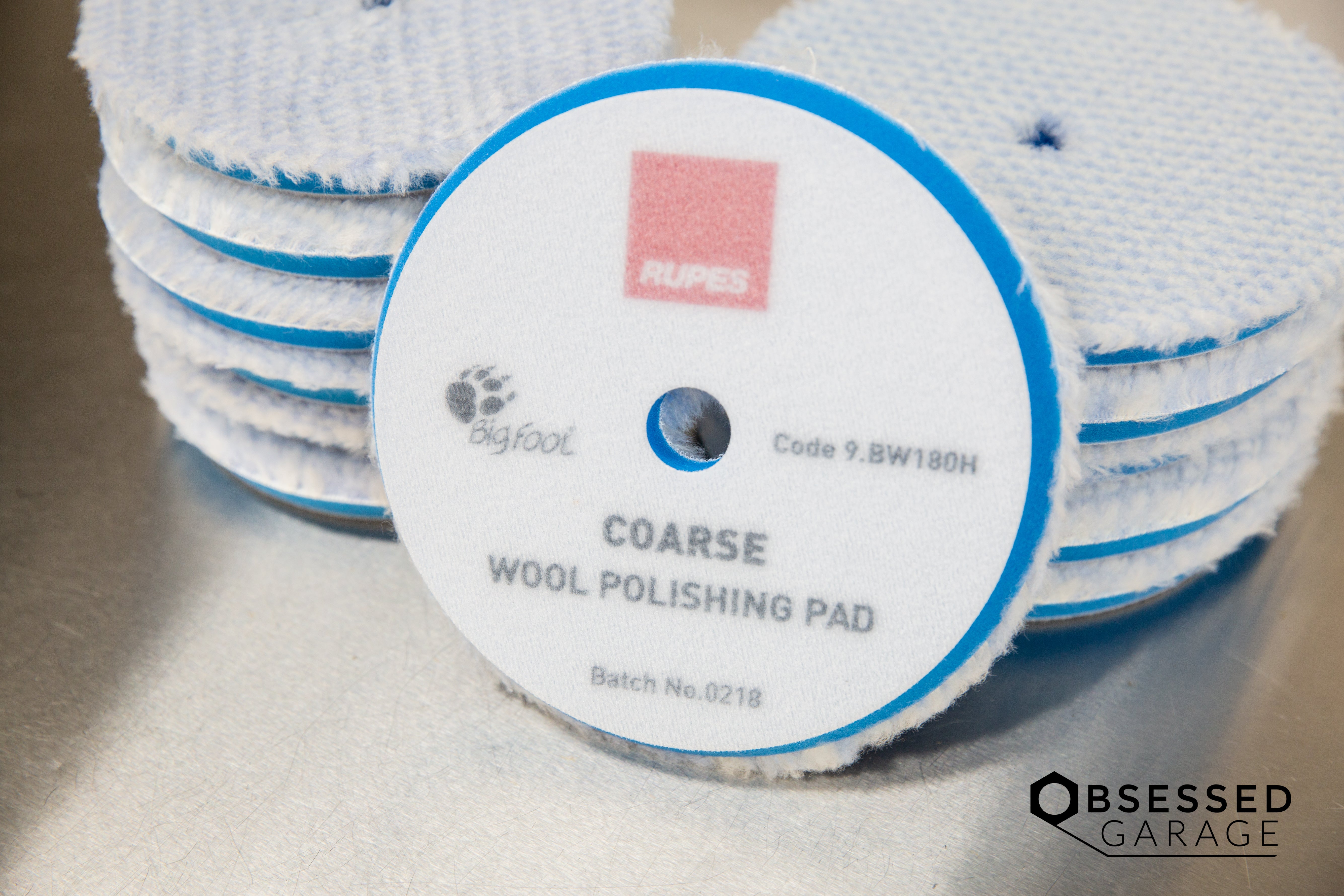 RUPES Wool Polishing Pads for Car Detailing - Professional Auto Buffing & Polishing Kit for Paint Correction & Scratch Removal - Perfect for DIY Enthusiasts & Professional Detailers