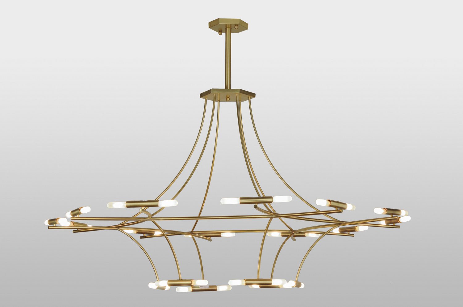 36-Light Crystal Chandelier for Dining Room - Elegant Modern Ceiling Light Fixture with LED Bulbs for Home Decor, Wedding & Restaurant Lighting