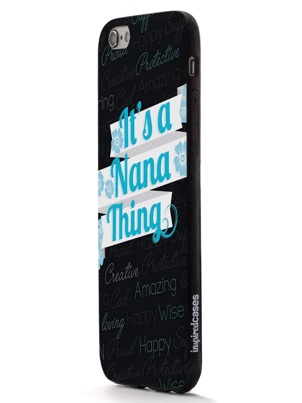 Inspired Cases - 3D Textured Protective Phone Case for Apple iPhone 8 Plus | Shockproof & Slim Design | Compatible with iPhone 8 Plus | It's a Nana Thing (Blue) | Perfect for Everyday Use, Travel & Outdoor Activities