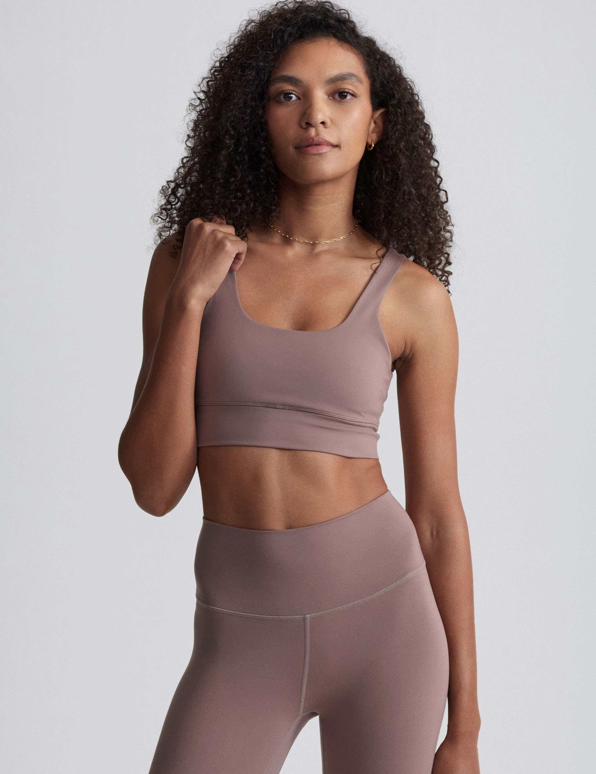 FreeSoft Cori Bra - Deep Taupe Comfort Wireless Bralette for Women - Perfect for Yoga, Lounge & Everyday Wear