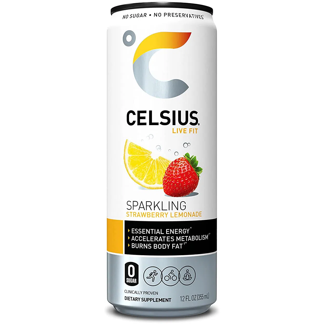 Celsius Energy Drink - Sugar-Free Fitness & Workout Booster - Natural Energy for Gym, Running & Active Lifestyle