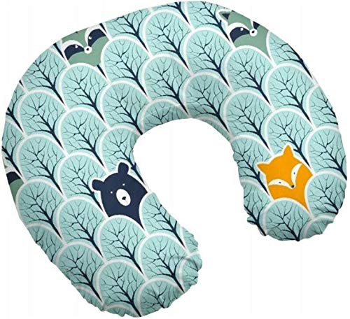 Fox in Forest Turquoise
