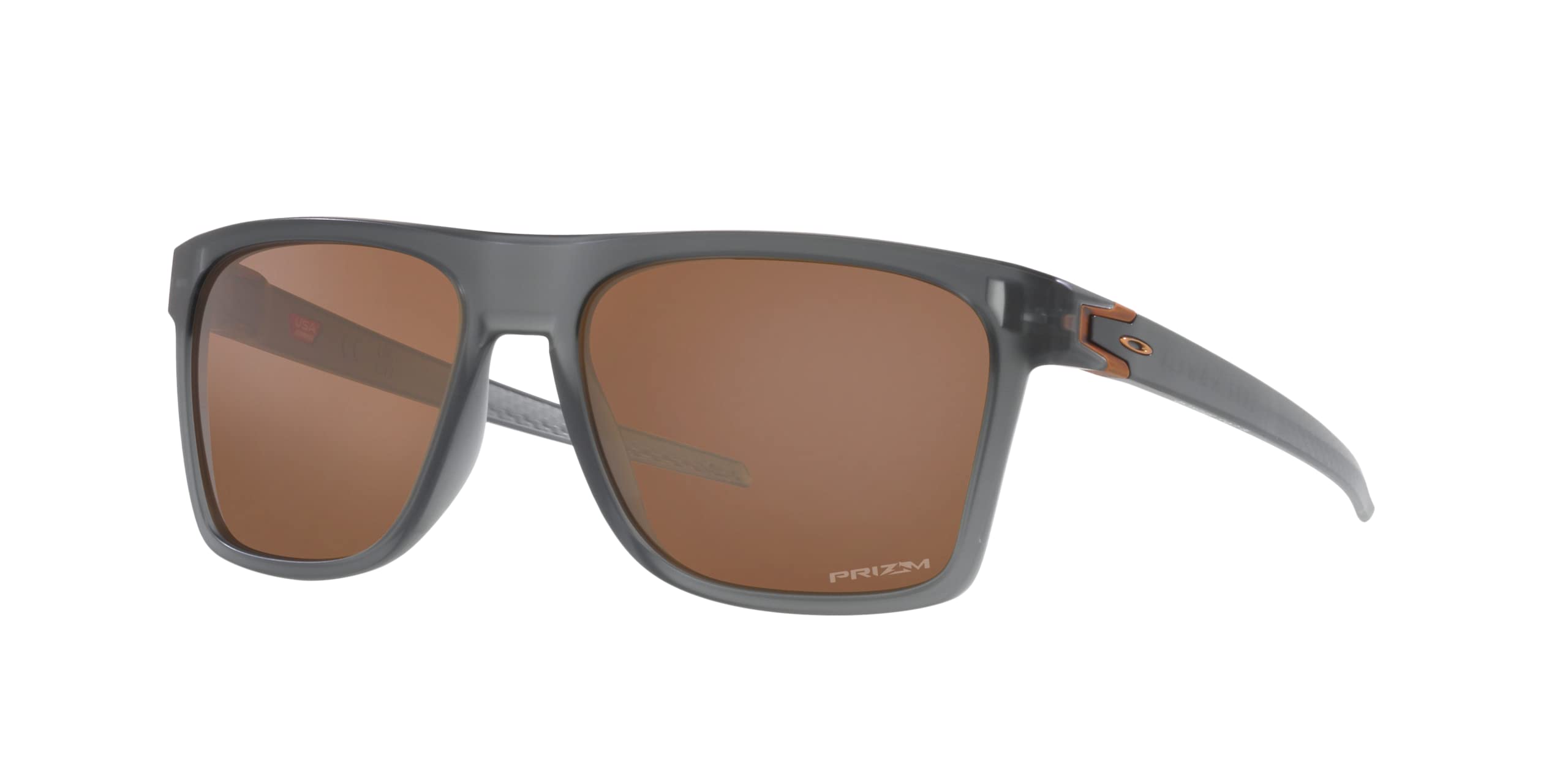 Oakley Men's Oo9100 Leffingwell Rectangular Sunglasses - Polarized UV Protection for Outdoor Sports & Driving