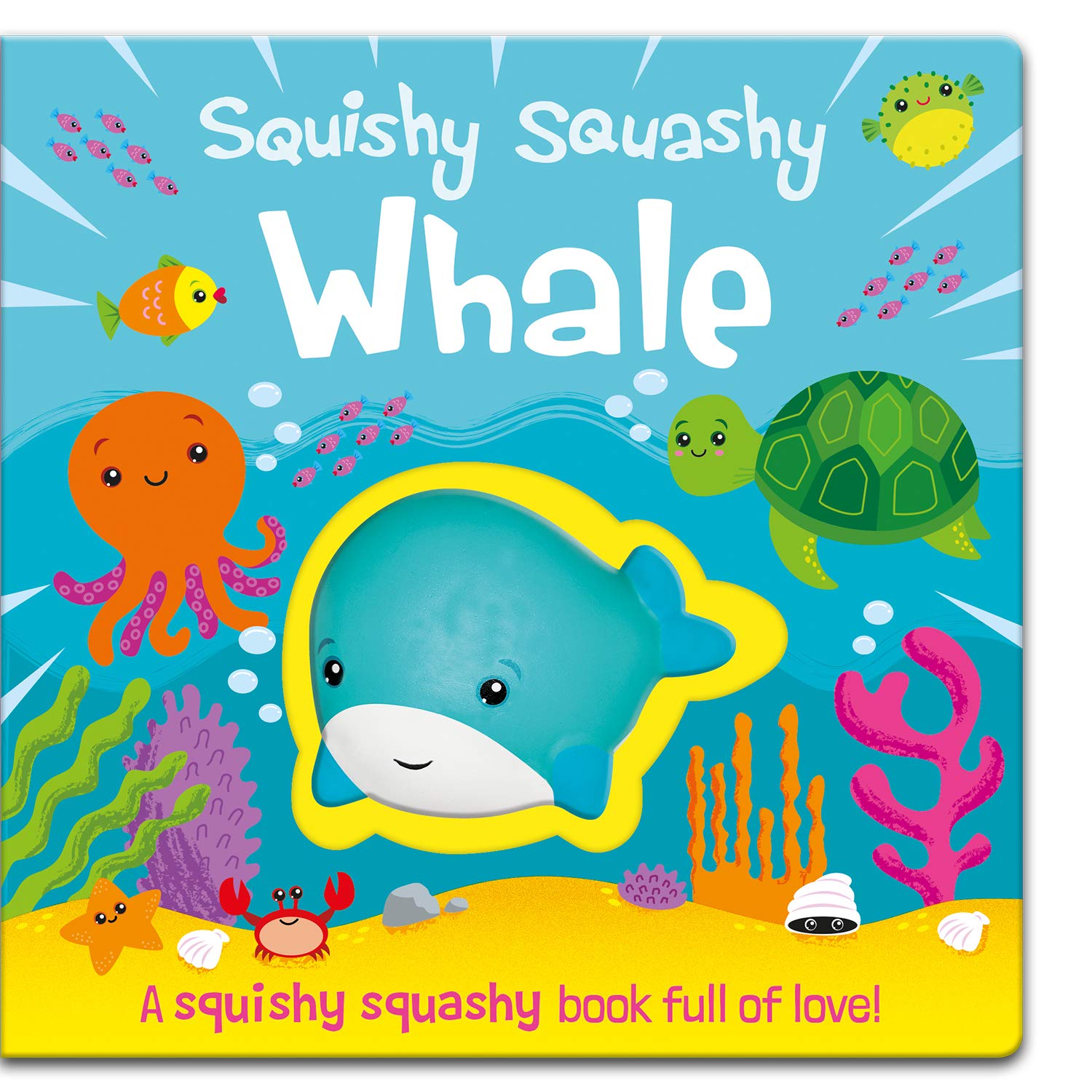 **Squishy Squashy Whale - Soft Sensory Toy for Kids, Stress Relief & Relaxation | Perfect for Playtime, Autism Therapy & Anxiety Relief**