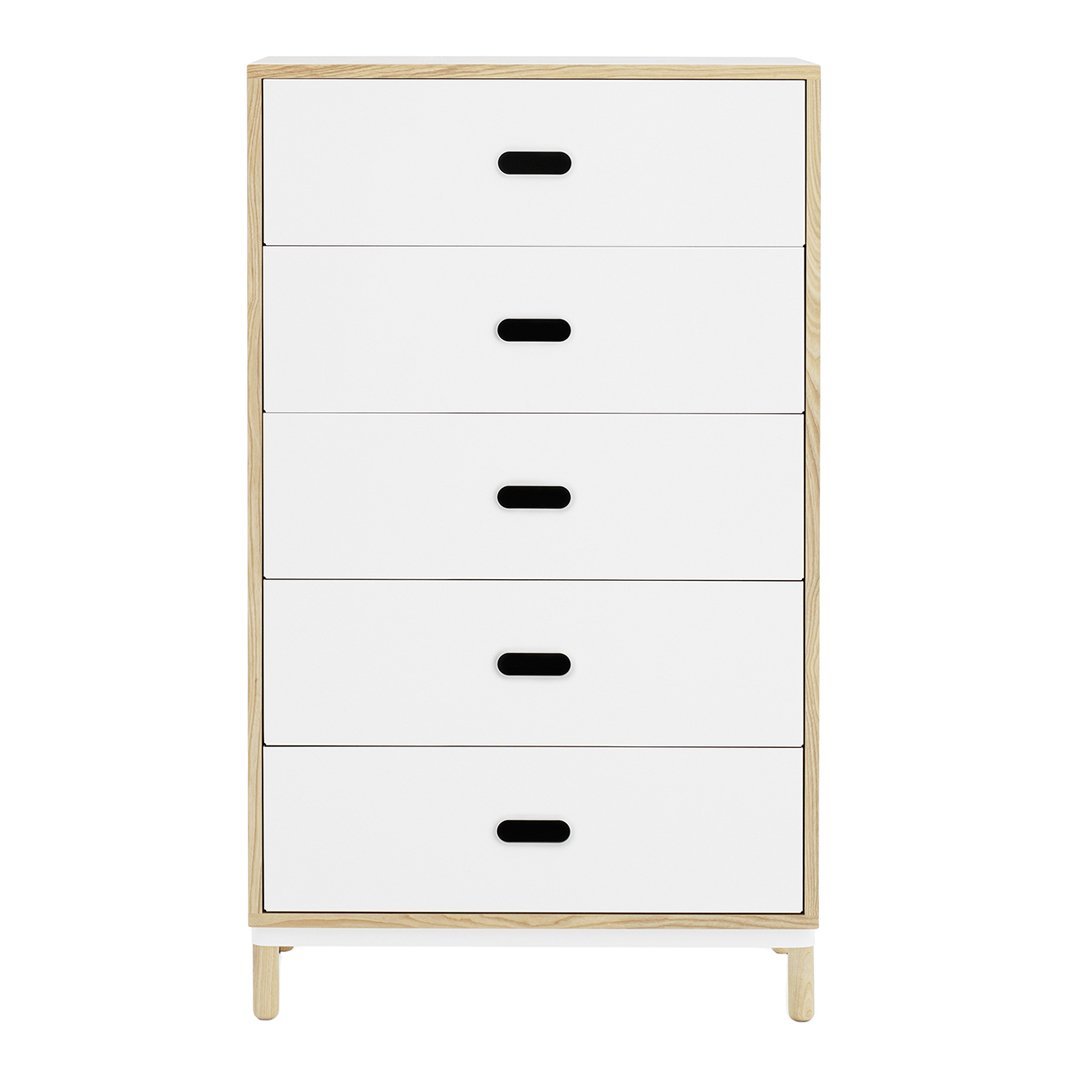 Kabino 5-Drawer Dresser - Modern Wooden Chest of Drawers for Bedroom Storage & Organization | Perfect for Clothes, Accessories & Home Decor