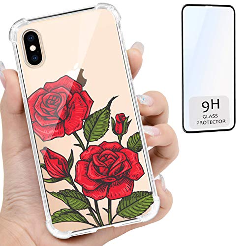 Clear Red Rose