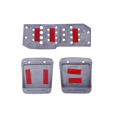 3PCS Non-Slip Performance Car Pedal Covers - Universal Fit for Honda Accord, Civic, S2000, Del Sol, RSX, NSX - Enhances Grip & Driving Comfort (Perfect for Racing, Daily Commute & Car Enthusiasts)