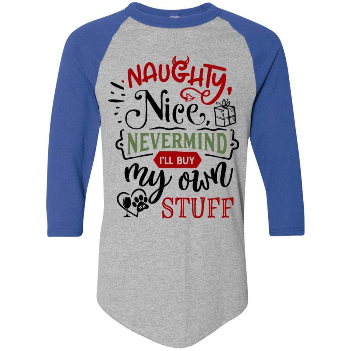 WineyBitches.Co Colorblock Raglan Jersey - Trendy Baseball Tee for Women | Soft & Comfortable Long Sleeve Shirt | Perfect for Casual Wear, Girls Night Out & Wine Tasting Events