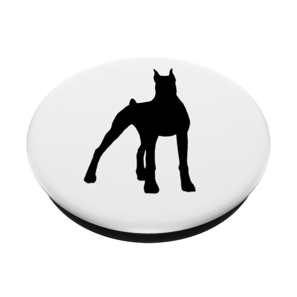 Doberman Pinscher PopSockets PopGrip - Swappable Phone Grip for iPhone, Samsung & Tablets - Secure Hold for Gaming, Selfies & Everyday Use