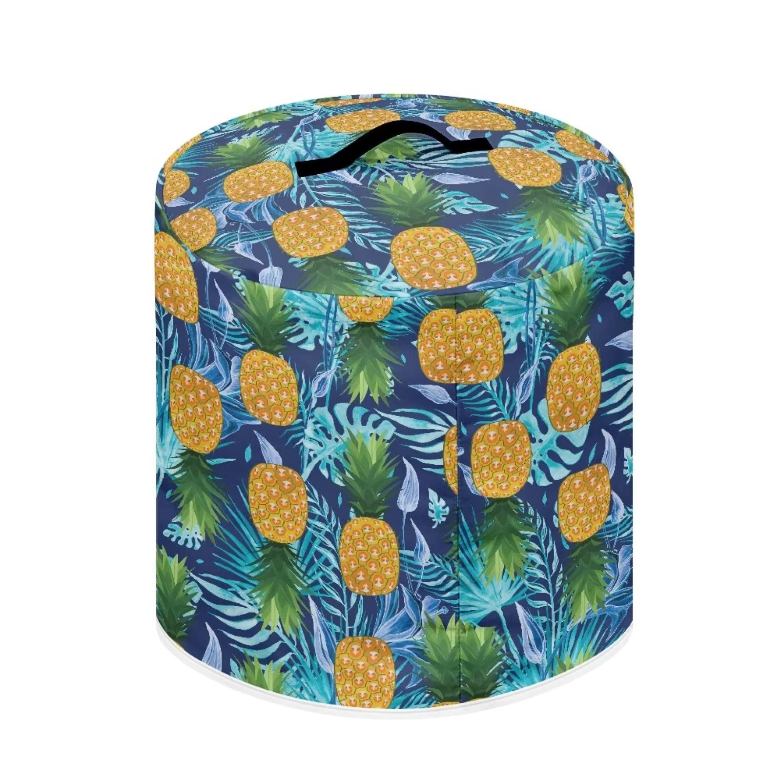Pineapple Kitchen Appliance Cover for 3 qt Pressure Cooker - Small Dust Protector for Electric Pressure Cooker, Air Fryer, Rice Cooker, Steamer, Toaster & Oven - Washable & Reusable - Perfect for Kitchen Countertop Organization & Appliance Protection