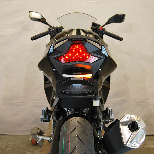 Kawasaki Ninja 400 Fender Eliminator Kit (2018-2023) - Rear License Plate Bracket - Easy Installation for Motorcycle Customization & Clean Look