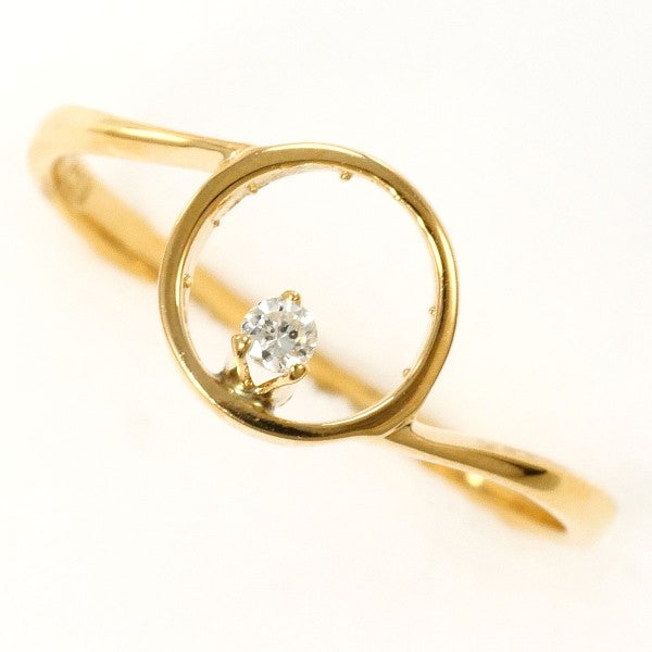 18K Yellow Gold Diamond Ring for Women - Elegant Solitaire Engagement & Wedding Band - Perfect for Proposals, Anniversaries, and Special Occasions