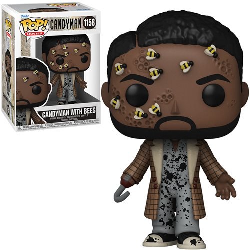 Candyman Pop! Vinyl Figure Collectible - Candyman with Bees Horror Movie Action Figure [1158] - Perfect for Horror Fans, Movie Collectors and Pop! Vinyl Display Collections