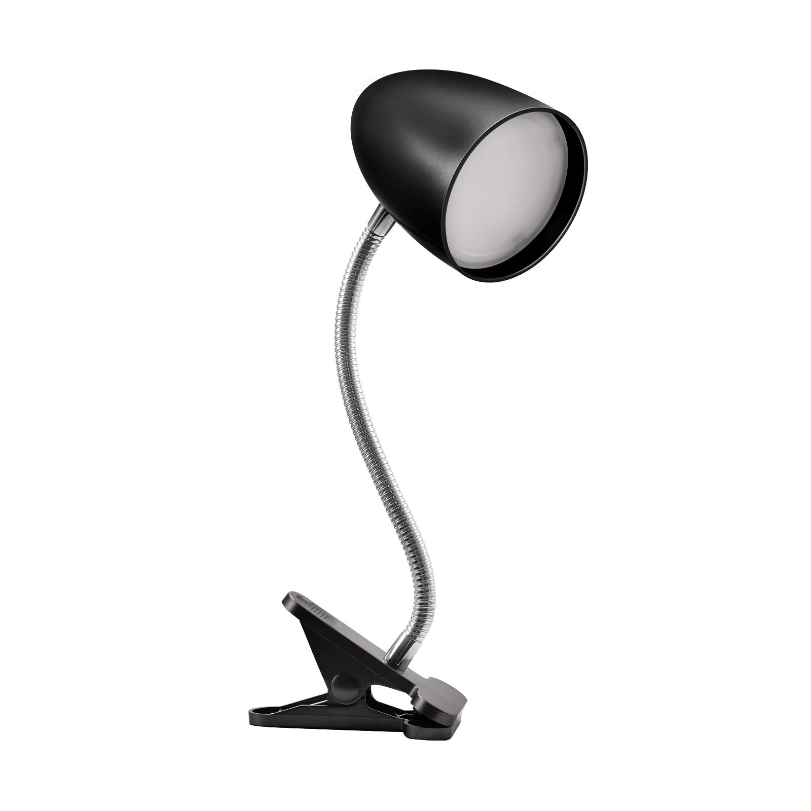 Energetic LED Clip Light - 4000K Cool White Reading Lamp for Bed & Desk, 3.5W 240LM Flexible Gooseneck, Non-Dimmable Eye Protection Light, ETL Certified - Perfect for Night Reading, Studying, Office Work & Crafting