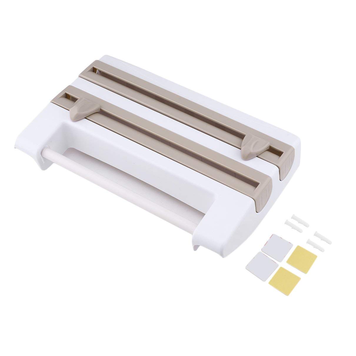 Isabelvictoria Multifunctional Kitchen Wrap & Sauce Bottle Organizer - Toilet Paper Holder for Bathroom & Kitchen Storage - Perfect for Countertop, Pantry, and Cabinet Organization