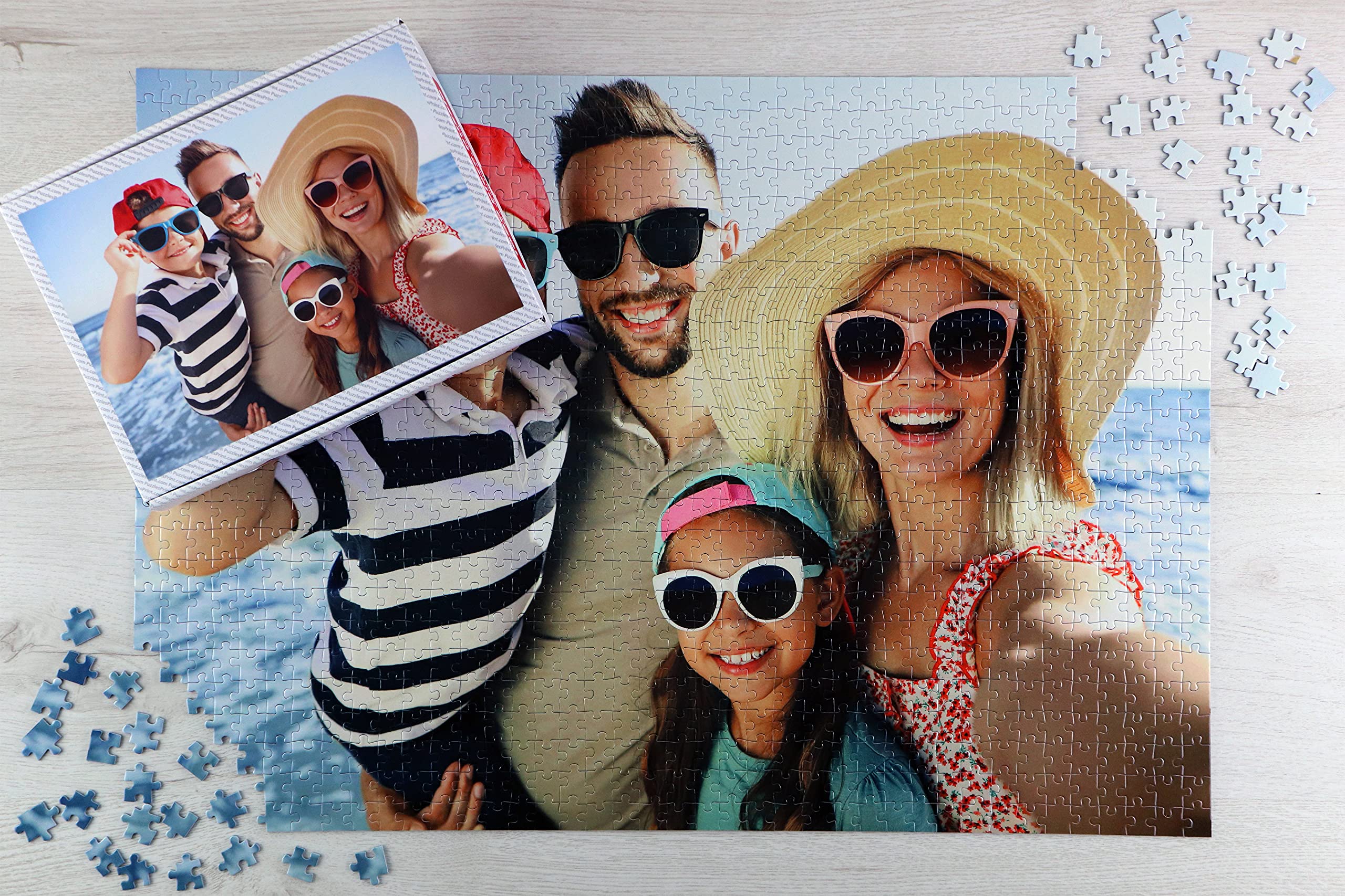 Custom 1000-Piece Personalized Photo Jigsaw Puzzle - Create Your Own Picture Puzzle | Perfect for Gifts, Home Decor & Family Game Night