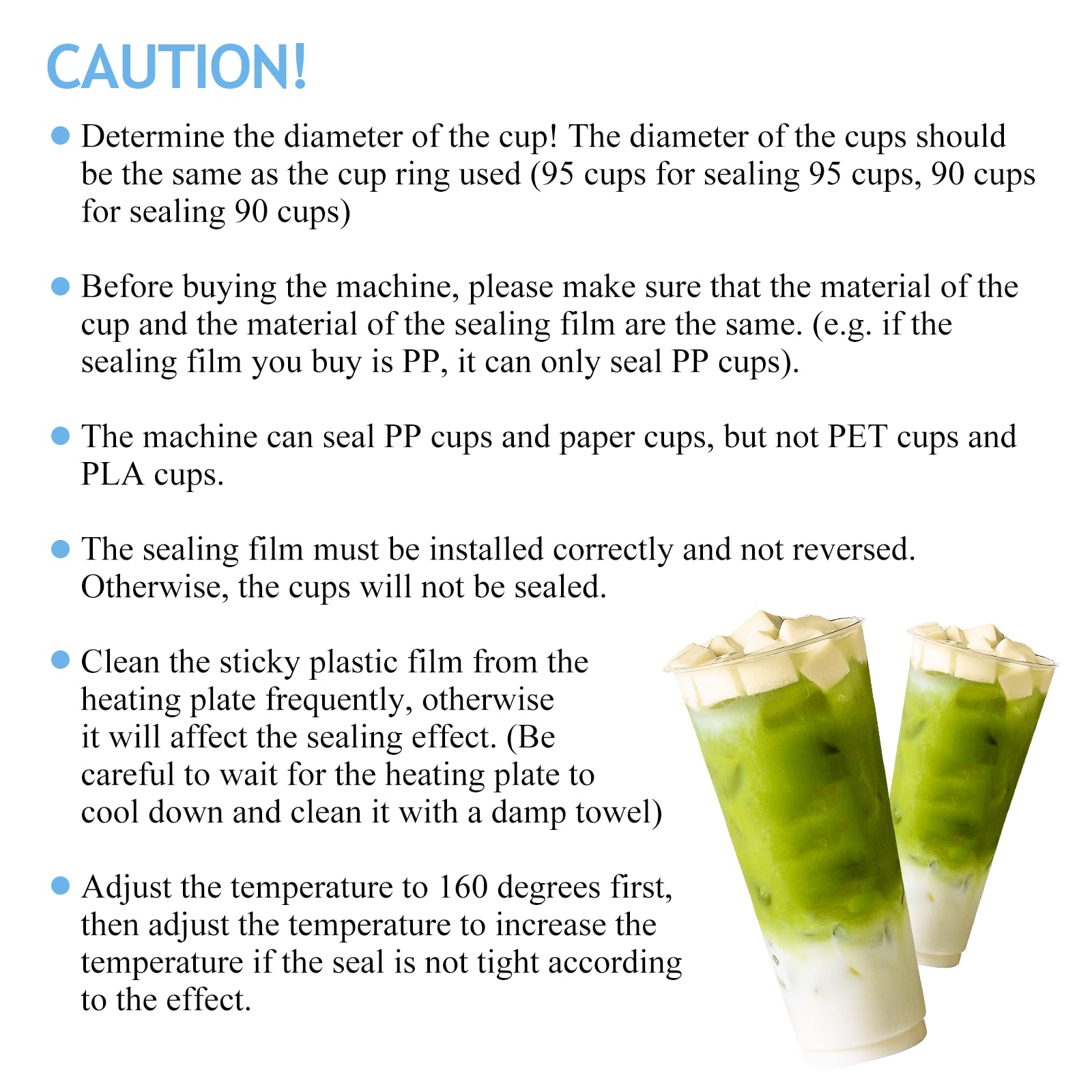 270W Manual Bubble Tea Cup Sealer Machine for 90/95mm Diameter Cups - 220V Milk Tea Sealing Device for Boba Shops, Cafes & Home Use (Perfect for Sealing Milk Tea, Smoothies & Iced Coffee Cups)