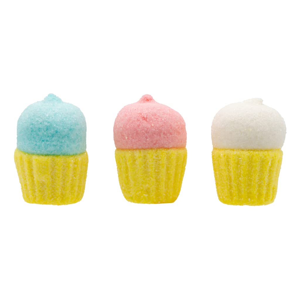 Frankford Candy Vanilla Flavored Cupcake Marshmallows - 7 Ounce Bags (Pack of 3) | Perfect for Baking, Hot Cocoa & Party Desserts